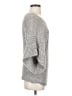 Theory Metallic Silver Pullover Sweater Size S - photo 4