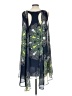 Tt Collection 100% Polyester Paisley Blue Cocktail Dress Size L - photo 2