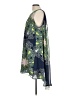 Tt Collection 100% Polyester Paisley Blue Cocktail Dress Size L - photo 5