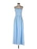 Assorted Brands 100% Polyester Blue Cocktail Dress Size M - photo 1