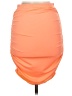Shein Solid Orange Casual Skirt Size 6 - photo 2