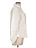 Lands' End 100% Linen Ivory Long Sleeve Blouse Size 10 - photo 4