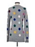 Halogen 100% Cashmere Polka Dots Gray Cashmere Pullover Sweater Size S - photo 2