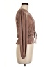 Zara Brown Long Sleeve Blouse Size M - photo 4