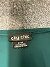 City Chic Teal 3/4 Sleeve Blouse Size 20 Plus (L) - photo 7