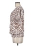 French Laundry 100% Polyester Animal Print Brown Short Sleeve Blouse Size M - photo 5