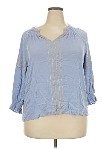 Cato 3/4 Sleeve Blouse (view 1)