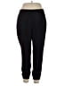 Trouve Solid Black Casual Pants Size 14 - photo 1