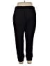 Trouve Solid Black Casual Pants Size 14 - photo 2