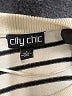 City Chic Stripes Ivory Pullover Sweater Size 20 Plus (L) - photo 7