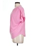 PASSPORTS Pink Short Sleeve Blouse Size L - photo 5