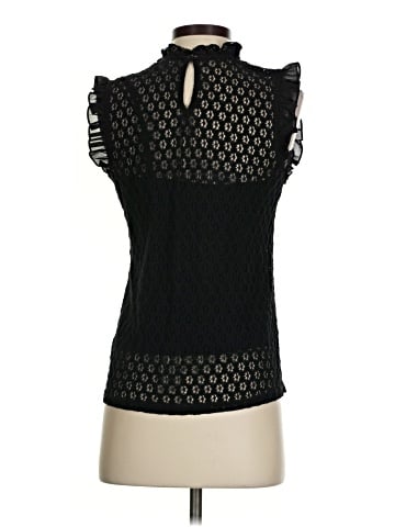 Blue Tassel Sleeveless Blouse (view 2)