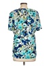 TanJay Blue Short Sleeve Blouse Size L - photo 2
