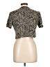 St. John Black Short Sleeve Blouse Size 10 - photo 2