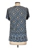 Style&Co Blue Short Sleeve Blouse Size L - photo 2