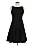 Calvin Klein Solid Black Cocktail Dress Size 6 (petite) - photo 1