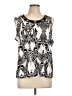 TanJay Silver Sleeveless Blouse Size L - photo 1