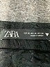 Zara Chevron-herringbone Black Dress Pants Size XS - photo 7