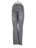 CAbi Chevron-herringbone Gray Jeans Size 8 - photo 2