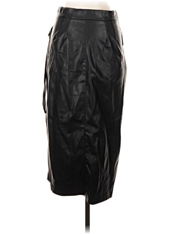 Zara Faux Leather Skirt (view 2)