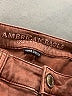 American Eagle Outfitters Color Block Brown Burgundy Jeans Size 6 - photo 7