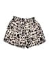 Hayden 100% Polyester Animal Print Ivory Shorts Size L - photo 2