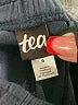 Tea 100% Cotton Solid Blue Cargo Shorts Size 6 - photo 3