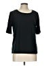 Rose + Olive Black Short Sleeve Top Size L - photo 1