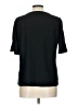 Rose + Olive Black Short Sleeve Top Size L - photo 2