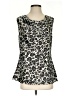 Kelly By Clinton Kelly 100% Polyester Silver Tank Top Size S - photo 1