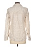 Lands' End 100% Linen Ivory Long Sleeve Blouse Size 10 - photo 2