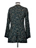 BCBGeneration 100% Polyester Animal Print Teal Blazer Size S - photo 2