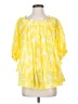 See By Chloé Yellow 3/4 Sleeve Blouse Size 4 - photo 1