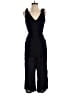 Miss Selfridge 100% Viscose Solid Black Jumpsuit Size 4 - photo 1