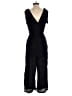 Miss Selfridge 100% Viscose Solid Black Jumpsuit Size 4 - photo 2