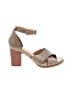 Clarks 100% Leather Gray Sandals Size 9 - photo 1