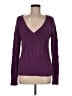 Moda International 100% Cotton Purple Pullover Sweater Size M - photo 1