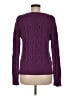 Moda International 100% Cotton Purple Pullover Sweater Size M - photo 2