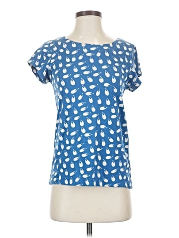 French Connection Short Sleeve Blouse (view 1)