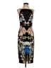 Keepsake 100% Polyester Graphic Floral Black Cocktail Dress Size S - photo 1