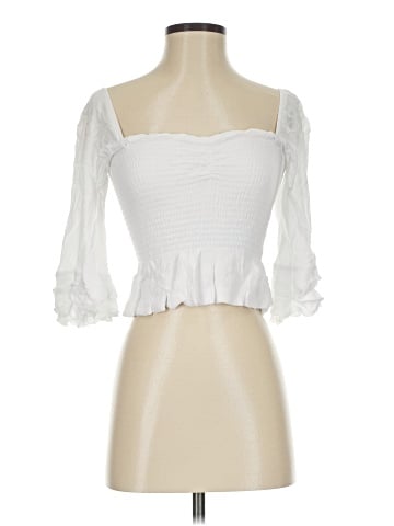 Olivaceous 3/4 Sleeve Blouse (view 1)