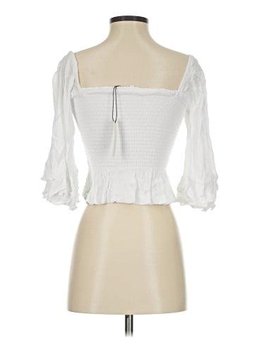 Olivaceous 3/4 Sleeve Blouse (view 2)