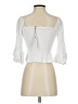 Olivaceous 100% Rayon White 3/4 Sleeve Blouse Size S - photo 2