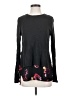 Thakoon Gray Long Sleeve Top Size S - photo 1