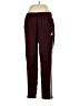 Adidas 100% Polyester Burgundy Track Pants Size XL - photo 1
