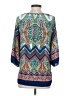 Renee C. 100% Polyester Blue 3/4 Sleeve Blouse Size S - photo 2