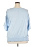 AB Studio Blue 3/4 Sleeve Top Size 2X - photo 2