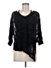 Democracy Black 3/4 Sleeve Blouse Size M - photo 1