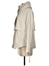 Zara Basic Solid Ivory Tan Raincoat Size XS - photo 5