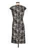 Black Label by Evan Picone Animal Print Black Cocktail Dress Size 12 - photo 2